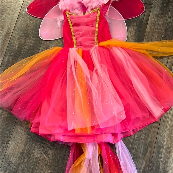 Pink and Orange Costume w/Wings - Picture 5 of 9
